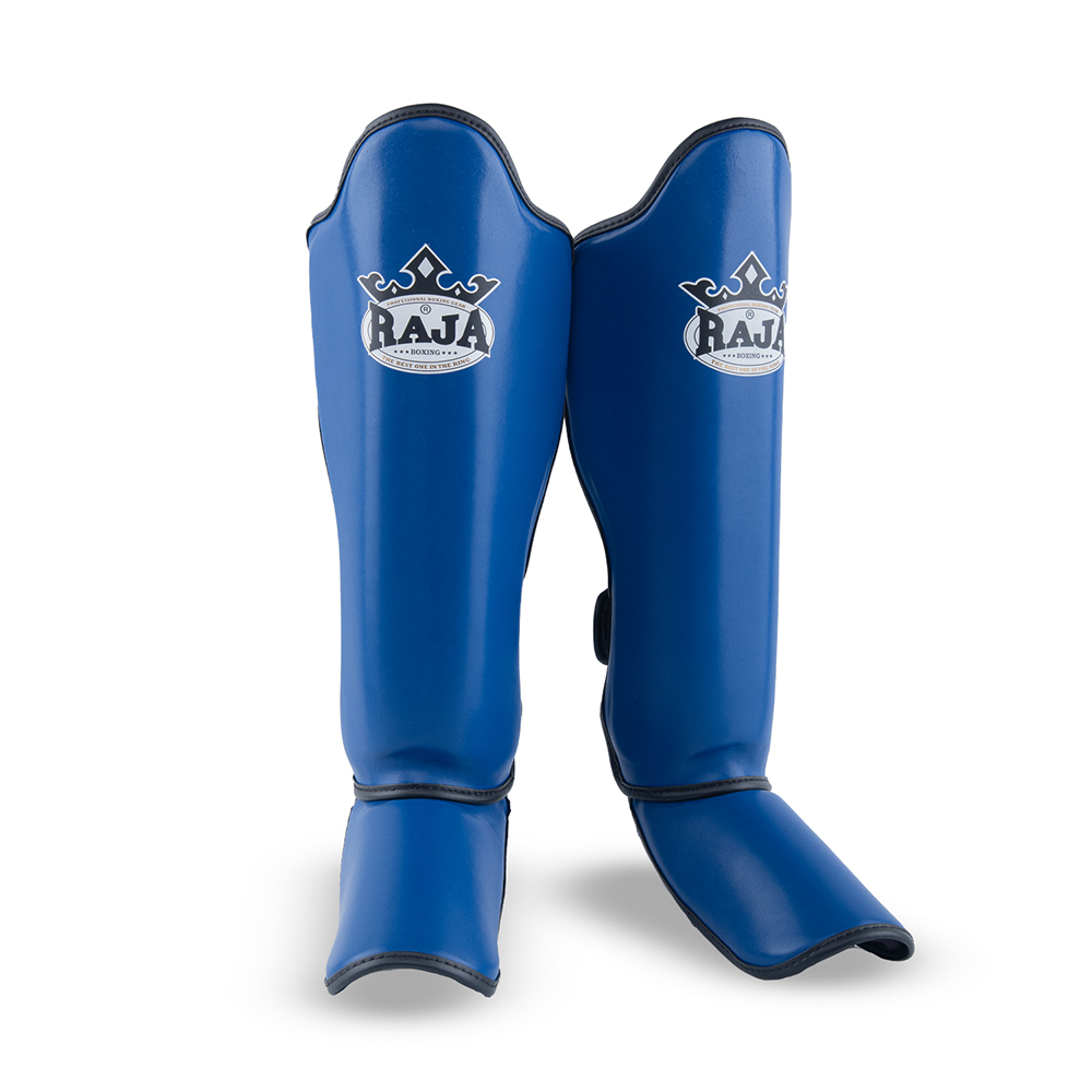 Raja Boxing Blue Shin Guards – Muay Thai & Kickboxing Protection