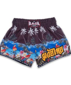 Raja Boxing "Beach Blast" Muay Thai Shorts - Tropical Training Vibe