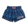 Raja Boxing Blue Leopard 2 Print Muay Thai Shorts