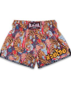 Raja Boxing "Tiger Pat Yellow" Muay Thai Shorts