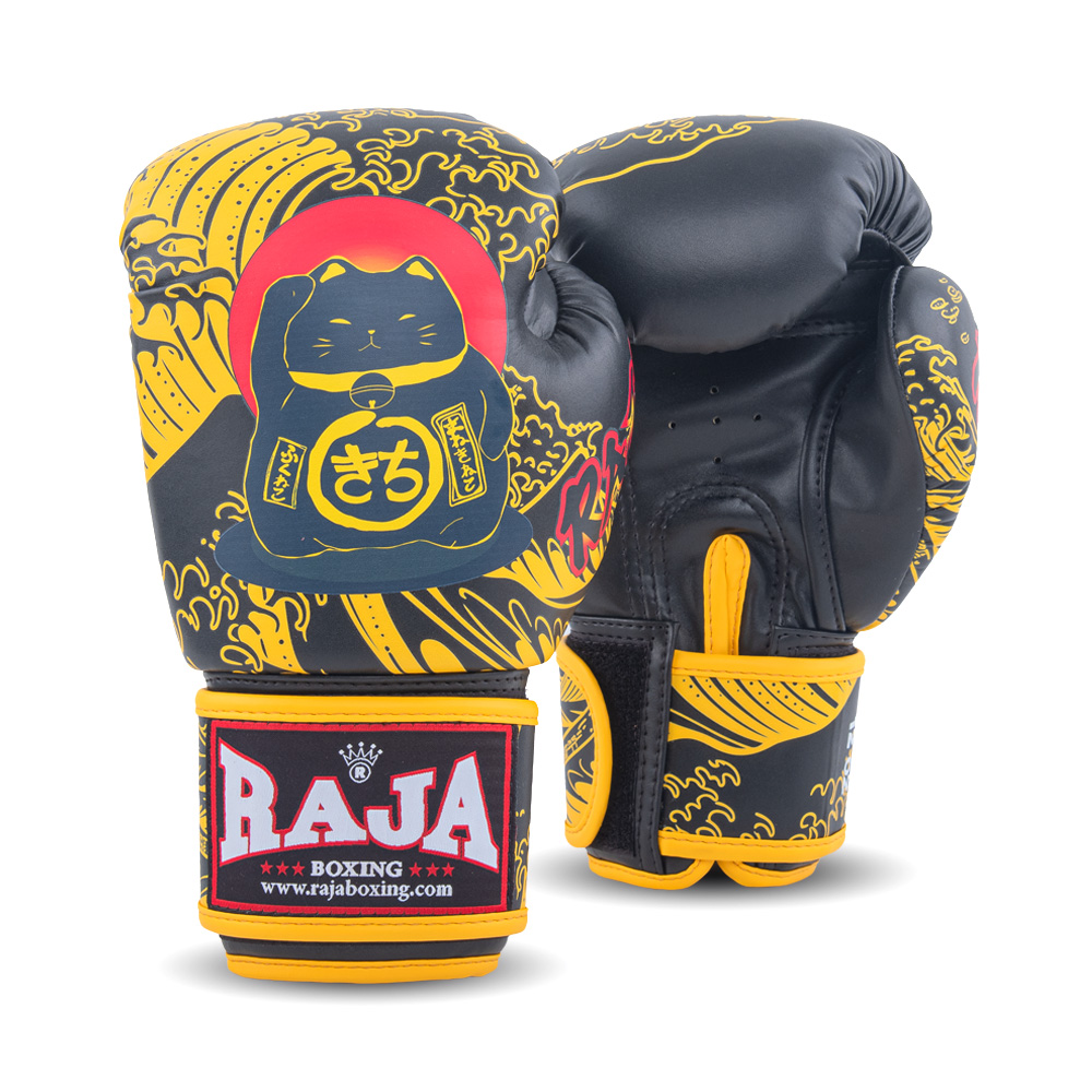 RAJA Boxing Gloves – Lucky Cat Black Edition
