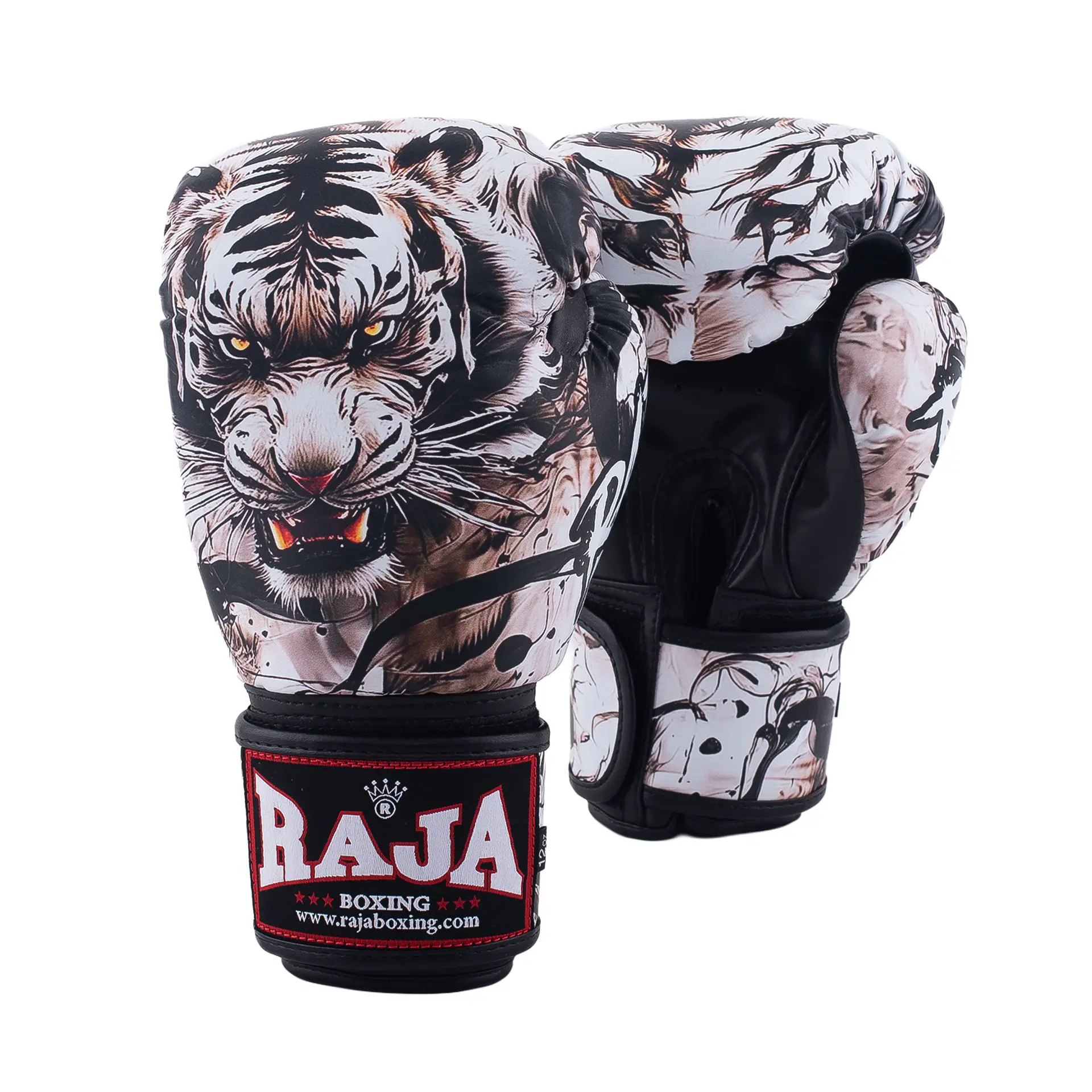 Raja Boxing Gloves – Golden Tiger Muay Thai Gloves RFBGV-161 - Image 2